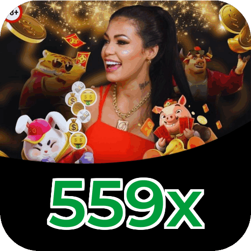 Interface do aplicativo 559x mostrando jogos disponíveis no iOS e Android